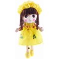 thumbnail image 2 of Muñeco de peluche de niña de flores suave de peluche Kawaii, regalo para niñas, 18 pulgadas (amarillo) -Amarillo- Sincero Electrónica, 2 of 4