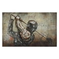 thumbnail image 1 of Empire Art Direct PMO-120302-4830 Primo Mixed Media Hand Painted Iron Wall Sculpture - Golf, 1 of 1