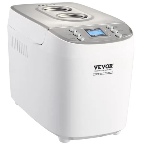 Bread Maker, Dough Machine, Nonstick Ceramic Pan Automatic Breadmaker with Gluten Free Setting, Whole Wheat Bread Making, Digital, Programmable