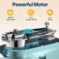 thumbnail image 5 of SPECSTAR 9 in 1 Multifunctional Stand Mixer with Fermentation, 6 Speed 7.5 Quart Kitchen Electric Food Mixer with Timer, Meat Grinder, Juice Blender, Vegetable Slicer, Pasta and Cookie Maker, Blue, 5 of 9