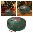 thumbnail image 1 of Bolsa de almacenamiento de guirnaldas Adorno de Navidad Bolsa de almacenamiento multiusos Decoración de Navidad Contenedor de almacenamiento de guirna Verde B BLESIY Estuche de almacenamiento, 1 of 7