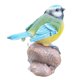 thumbnail image 4 of Figura de pájaro decorativa para jardín de hadas, adorno decorativo pequeño para el hogar. En la piedra, 4 of 9