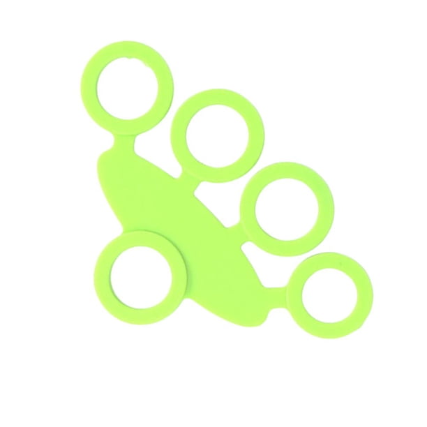 Banda de agarre de mano de 5 dedos de silicona elástica para entrenamiento de gimnasia (verde) Ndcxsfigh Para Estrenar