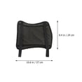 thumbnail image 2 of WORGEOUS  Motorcycle Seat Cover Heat Shield Breathable Cushion Bike Black, 2 of 8
