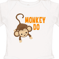 thumbnail image 4 of Inktastic Monkey Do with Monkey Boys or Girls Long Sleeve Baby Bodysuit, 4 of 5