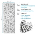 thumbnail image 2 of BlackWhite Origami Dinosaurs Tribal Pattern Hot Yoga Mat Towel Non Slip for Hot Yoga - Quick-Drying Yoga Mat Cover with 4 Corner Pockets with Travel Bag - Hot Yoga Towel Non Slip 74"x26", 2 of 6