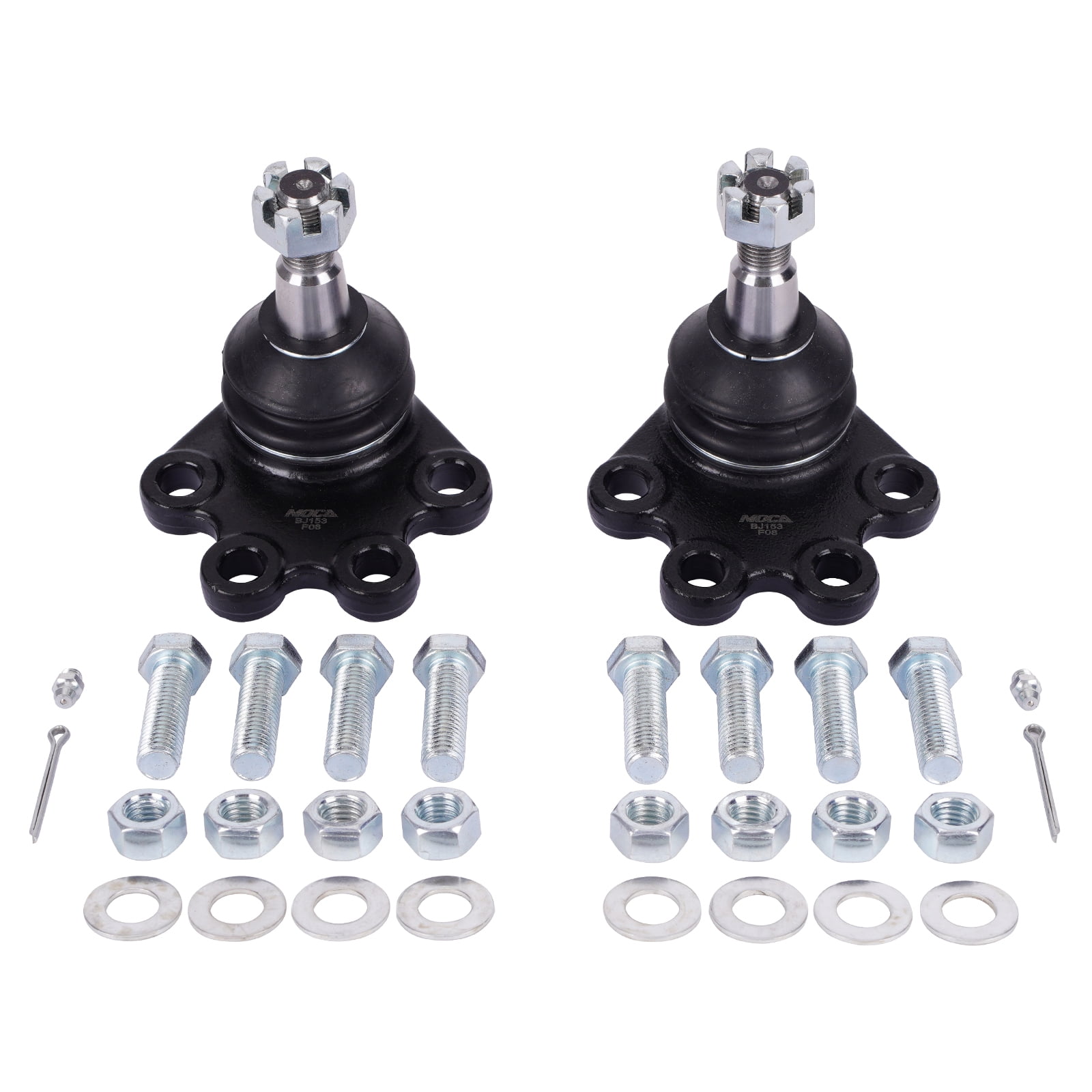MOCA AUTOPARTS 4x Front Upper & Lower Ball Joints Fit for 1988-1995 Chevrolet K1500 K2500 K3500 & 1992-1999 GMC K1500 2500 Suburban