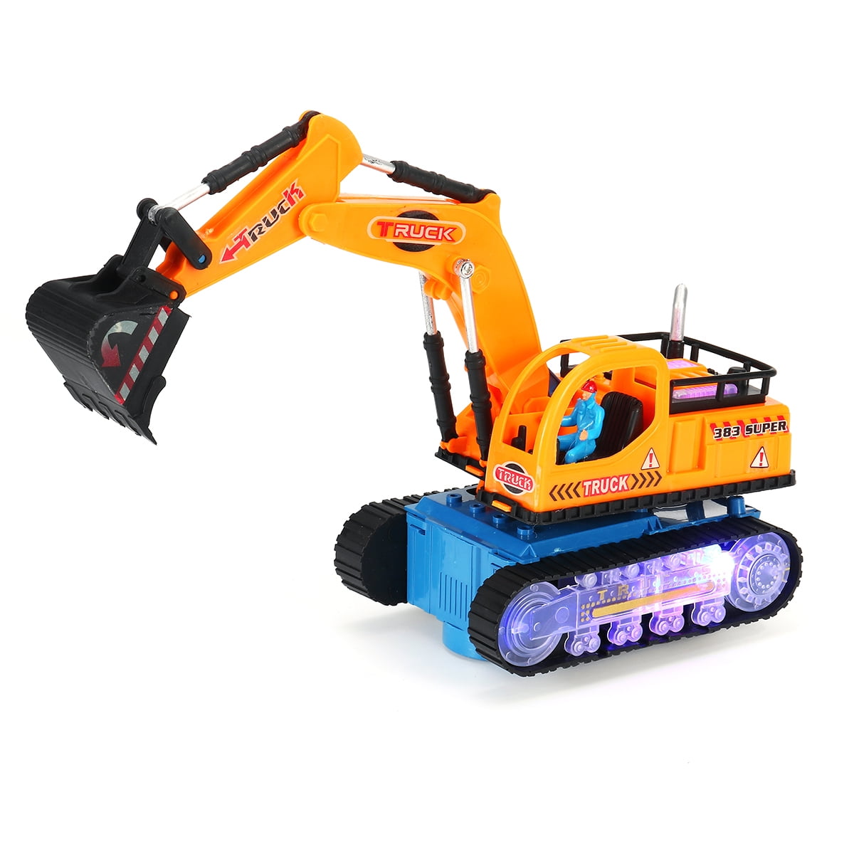 Light Music Gift Kids RC Car Toy Excavator Engineering Vehicle Dump Truck Car 