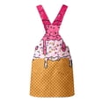 thumbnail image 5 of OSOLU Overall Dress For Girls Adjustable Straps Ice Cream Printed Loose Fit Suspender Dress With Pockets Kids Girl Summer Clothes 4-13Y, 5 of 7