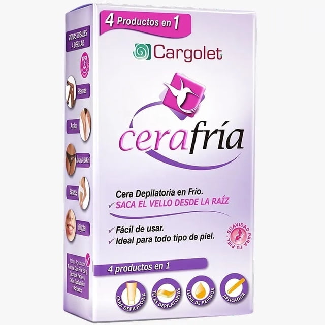 Cera En Frio Fria Para Depilar Depilatoria Cargolet Kit Envi Cargolet Depilacion