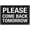 Warning Sign 1, variant on Please Deliver All Packages To Back Door Sign Warning Sticker-Security Sign Outdoor Sign 8"x12"
