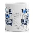 thumbnail image 3 of This Is A Sharp Not A Hashtag Coffee Tea Ceramic Mug Office Work Cup Gift 11oz, 3 of 3