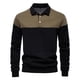 thumbnail image 2 of pstuiky camisas de manga larga para hombre, Blusa/camiseta informal de manga larga con cuello vuelto de color liso para hombre camisetas de hombre l, 2 of 9