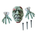 thumbnail image 1 of 3 Piezas Sangriento Jdín Zombie Decoración Horrible Césped Al Aire Libre Brazos Adorno Lápida Cementerio Embrujado Estacas Decoraciones de Halloween Baoblaze Figura de zombi del césped, 1 of 8