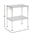 thumbnail image 5 of Chrome 2-Tier Carbon Steel Wire Shelving Unit (20 in. W x 24 in. H x 12 in. D), 5 of 6
