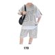thumbnail image 4 of Minnieouse 2 uds. Ropa deportiva con letras para niños, Jersey holgado, pantalones cortos, ropa estampada, conjuntos de ropa informal, ropa de conjuntos de ropa Gris ciento setenta, 4 of 6