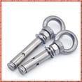 thumbnail image 2 of Expansion Screw Bolts, 304 Stainless Steel M6 M8 M10 M12 Lifting Ring Expansion Hook Screw Water Heater Expansion Bolt Swing Hook Hook(Dimensions:M12x80(2 PCS)) (Size : M6x120(10 PC (Size : M8x80(10, 2 of 5