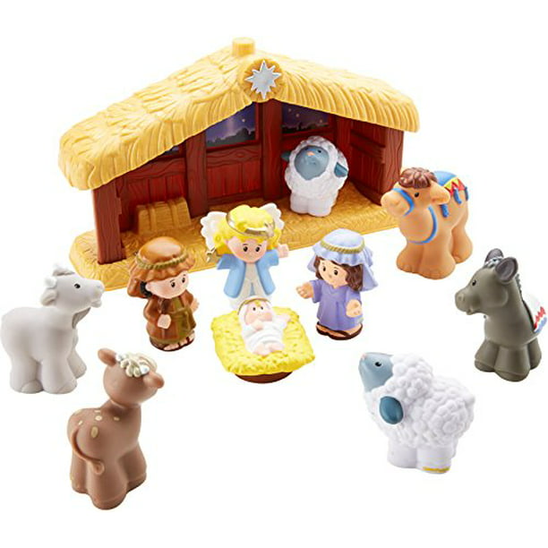 Fisher-Price Little People Christmas Story Nativity 10-Figure Set