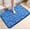 Blue, variant on 1pc Cobblestone Pattern Bath Rug, Soft Non-Slip Quick Dry Bath Mat, Water Absorbent Shower Carpet For Home Bathroom, Bathroom Accessories ,Bathroom Decor , Bathroom decorations