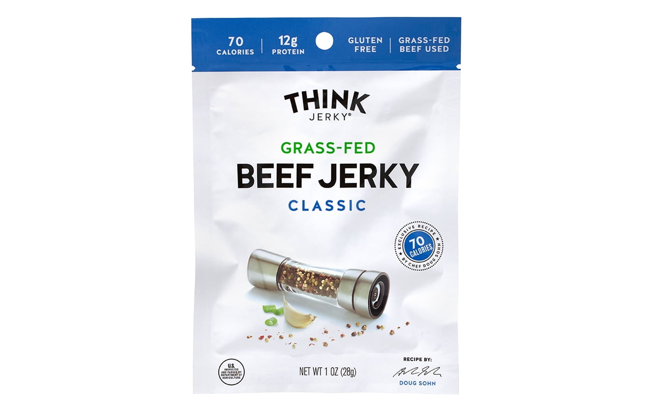 Think Jerky Classic Beef Jerky 1 oz. 12/Pack (22000984)