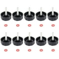 thumbnail image 2 of Carrete de pesca Mango Tornillos Tapas Spinning Wheel Nuts Tackle 10pcs, 2 of 2