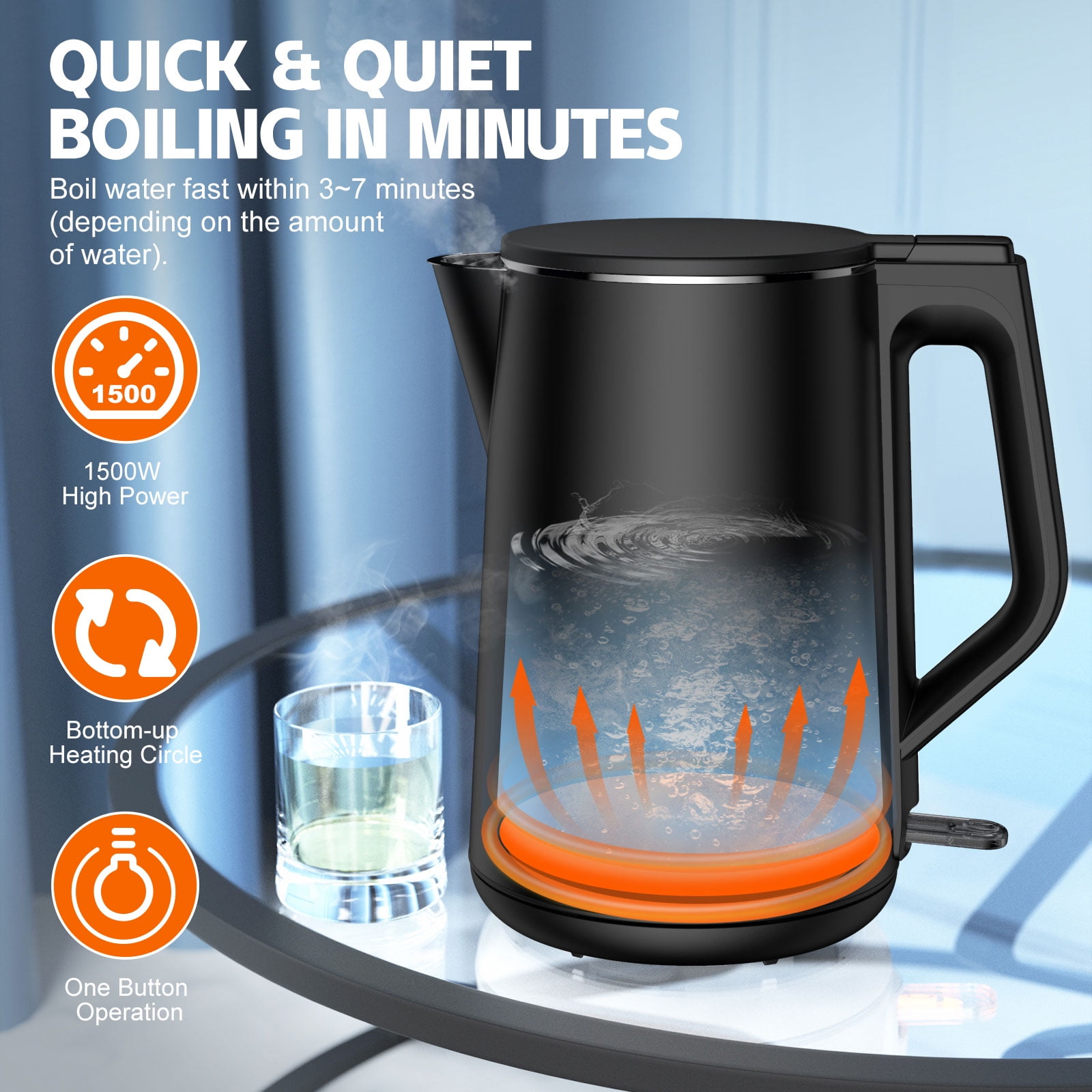 this electric kettle boils water in mere minutes! 😱🔥🫖 #electricket