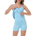 HDE Womens Exercise Workout Dress with Builtin Shorts Sleeveless