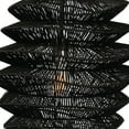 thumbnail image 4 of Helix 16 Inch Pendant Light, Woven Rattan, Iron, Black- Saltoro Sherpi, 4 of 5