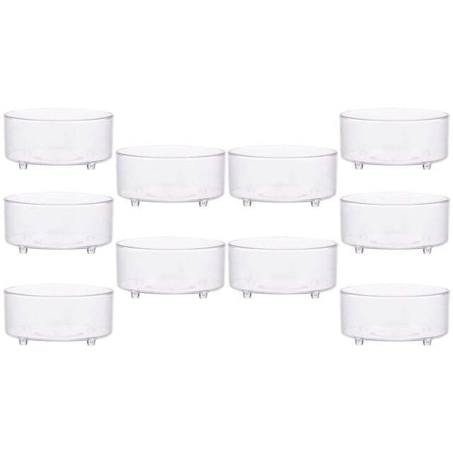 unbranded 10Ud Transparentes Para Reptiles En Acrílico Comedero Y Bebedero