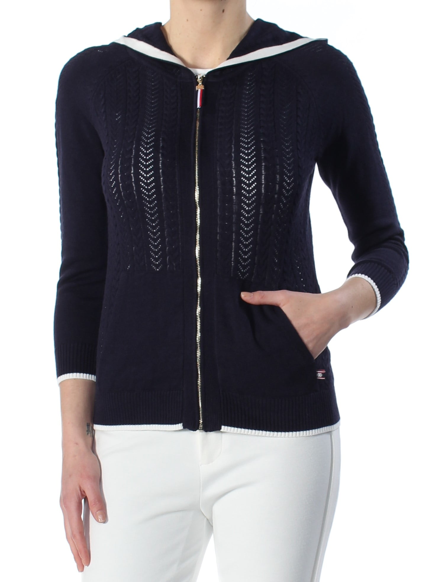 tommy hilfiger women's sweater with zipper