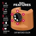 thumbnail image 3 of 6 Pack, Rust-Oleum Stops Rust Custom Spray 5-in-1 Satin Turmeric Spray Paint-393368, 12 oz, 3 of 10