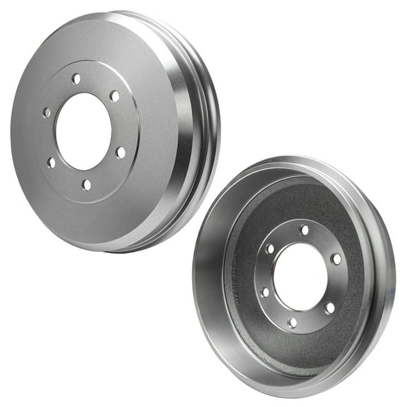 Detroit Axle - Rear Brake Drums for 2004-2012 Chevy Colorado GMC Canyon Isuzu I-280 I-290 I-350 I-370 6-Lug Brakes Drums