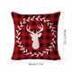 thumbnail image 3 of Linen Christmas Pillowcase 17.71x17.71in Used For Christmas Decoration Winter Holiday Decoration Pillow Cover Suitable For Home Sofas, 3 of 6