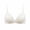 White#25, variant on Women's Lace Bralettes Triangle Wireless Bras with Adjustable Straps V Neck Soft Unpadded Scalloped bras Black 808590CD