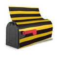 thumbnail image 4 of Fotbe Bee Stripe Mailbox Covers Post Letter Box Cover Garden Decor Standard Size-21x18 in, 4 of 9