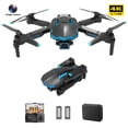 thumbnail image 3 of Juguetes De Vuelo Cámara 4K RC Drone Giroscopio de 6 ejes LED Cuadricóptero de control remoto con 2 baterías Likrtyny libre de BPA, 3 of 9
