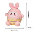 thumbnail image 3 of HJJLRH Softies Plush Bunny Soft & Cuddly Plush Rabbit Toy, Bunny Egg Stuffed Toys, Washable, Charming Facial Features and Egg Shaped Bodies, 3 of 7