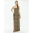 thumbnail image 2 of Animal Print Strapless Maxi Dress, 2 of 5