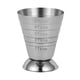 thumbnail image 3 of Vaso medidor de acero inoxidable, medidor de 2,5 oz, accesorio de bar, herramienta para vino plateado, 3 of 9