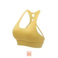 thumbnail image 2 of Toystoory Sujetador deportivo para mujer, elástico sin costuras, acolchado para yoga, correr, Fitness, entrenamiento Uniforme atlético amarillo M, 2 of 6