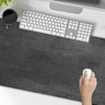 thumbnail image 3 of Large Gaming Mouse Pad - Abstract Vintage Gray Large Office Decor Desk Mat, Non-Slip Rubber Desk Pad, Laptop Computer Mouse Pad, Waterproof Solid Mouse Mat for Home, 31.5'''' x 11.8'''' BDMYSE27, 3 of 6