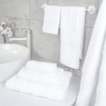 thumbnail image 3 of American Soft Linen Salem Turkish 6 Piece Bath Towel Set, 100% Cotton, Super Soft & Absorbent Bathroom Towels - White, 3 of 10