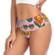thumbnail image 2 of Fotbe Retro 70s Hippie Calzones Estampados para Mujer – Ropa Interior de Algodón, Cómoda, Suave y Elástica-X-Large, 2 of 6