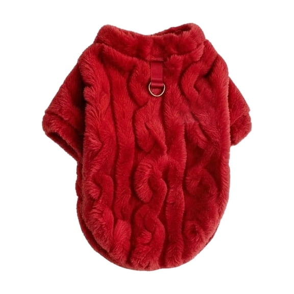 Dog Sweater Pajamas for Small Medium Dogs, Cute Turtleneck Winter Clothes for Girl or Boy, Warm Puppy Onesie Outfit for Chihuahua, Yorkie, and Christmas