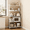Cloud White, variant on LEDREM 5-Tier Metal Storage Rack with X-Frame Sides, Heavy-Duty Wire Shelving Unit, Deep Organizer for Entryway Kitchen Bathroom Living Room, Industrial Ink Black