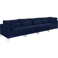 thumbnail image 2 of Meridian Furniture Canapé Modulaire en Velours Marine Julia, 2 of 5