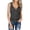 Dark Gray, variant on DuoJiaJ Womens Casual Loose Solid Color Button V-neck SleevelessTops Blouses Vests Summer Tank Tops Women Green S