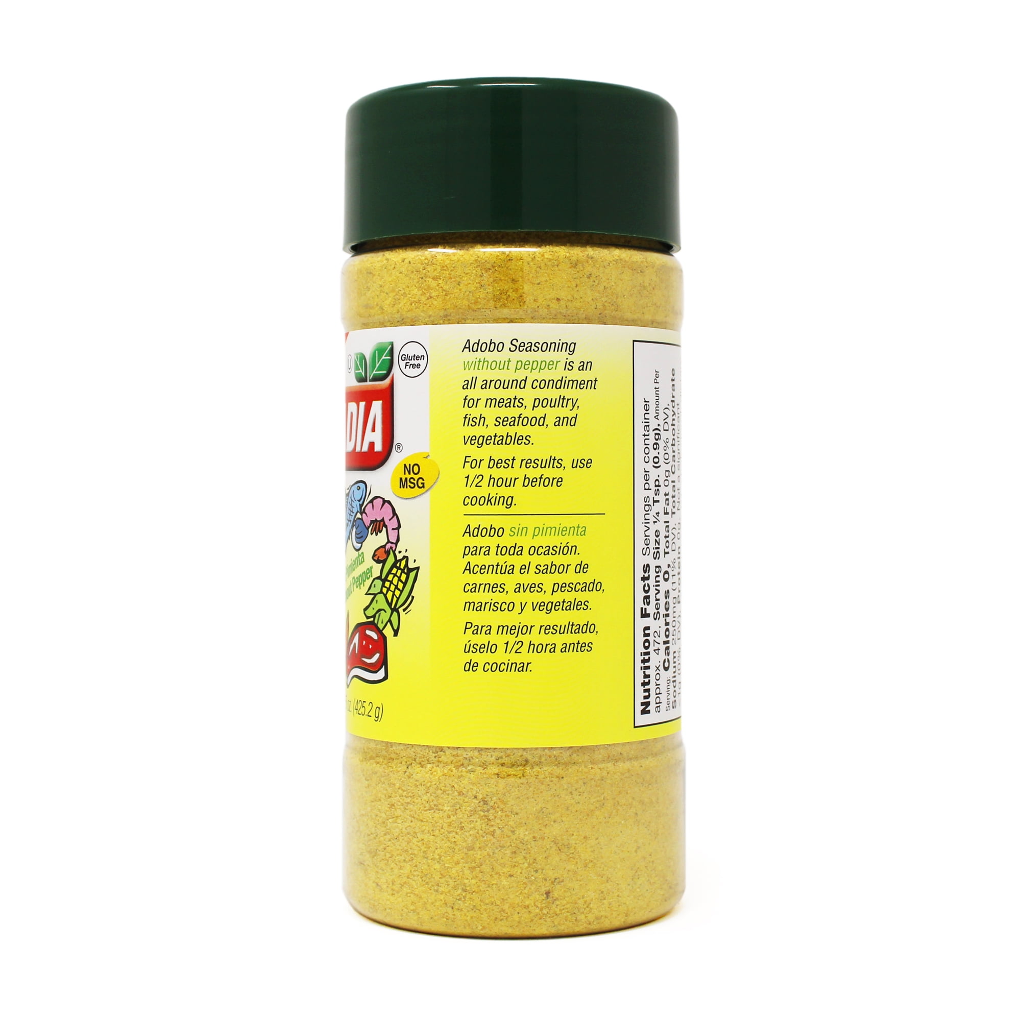 Badia Adobo Seasoning without Pepper, 15 oz