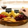 thumbnail image 4 of QZS Chalkboard Picks Cheese Name Tag,Durable Food Markers for Cheese,2.2x2.3In Square Cupcake Tag Picks for Wedding,Birthday,12Pcs, 4 of 6