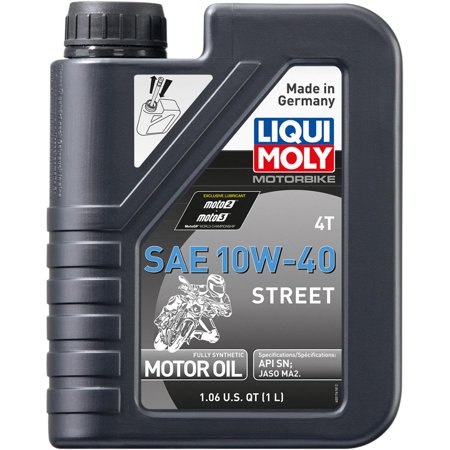 Liqui Moly 20054 4T Synthetic Street Motor Oil - 10W-40 - 1L